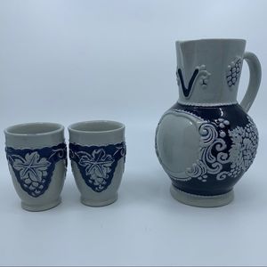 Wick-Werke Goblets & Wine Pitcher Germany